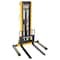 Vestil Steel Stacker Manual Pump 2 - 118 In. 1,500 - 2,000 Lb. Capacity Black / Yellow VHPS-2000-AA-118 - alternate 1